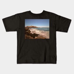 Nubble Light in York ME Cape Neddick Kids T-Shirt